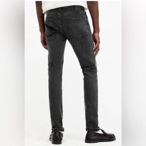 Allsaints Cigarette Skinny Fit Stretch Denim
Jeans Size W30 black washed color